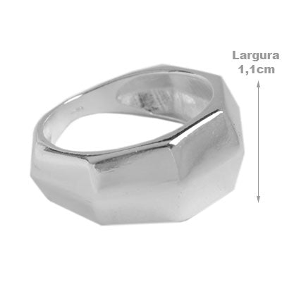 Anel de Prata Liso - 59448 - soprata