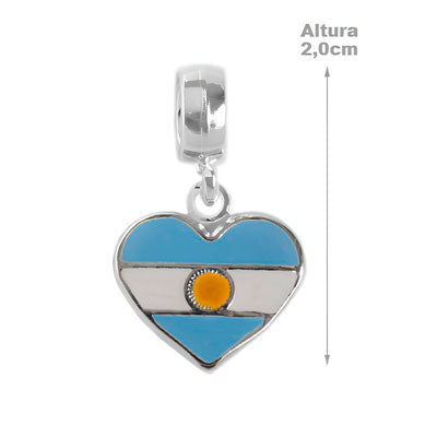 Berloque de Prata Argentina - 59486