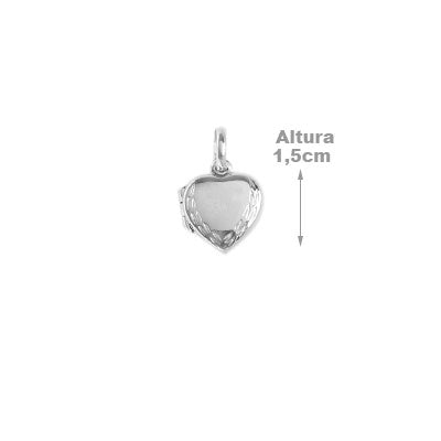 Pingente de Prata Relicário - 59501