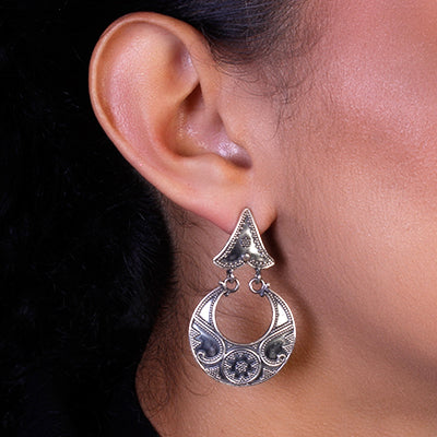 Brinco de Prata Trabalhado- 59518