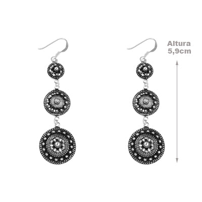 Brinco de Prata Trabalhado - 59519