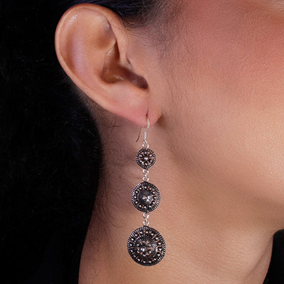 Brinco de Prata Trabalhado - 59519