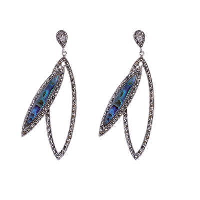 Brinco de Prata com Abalone - 59552