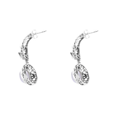 Brinco de Prata com Pedras - 59796