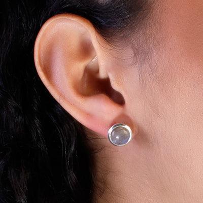 Brinco de Prata Labradorita- 59809