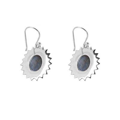 Brinco de Prata com Labradorita - 59810