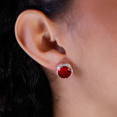 Brinco de Prata com Zircônia - 59883