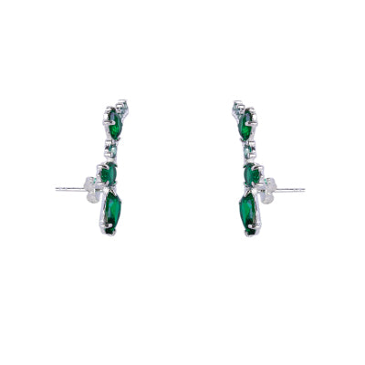 Brinco de Prata com Zircônia - 59905