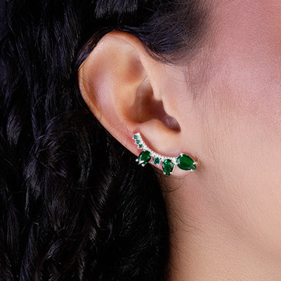 Brinco de Prata com Zircônia - 59905