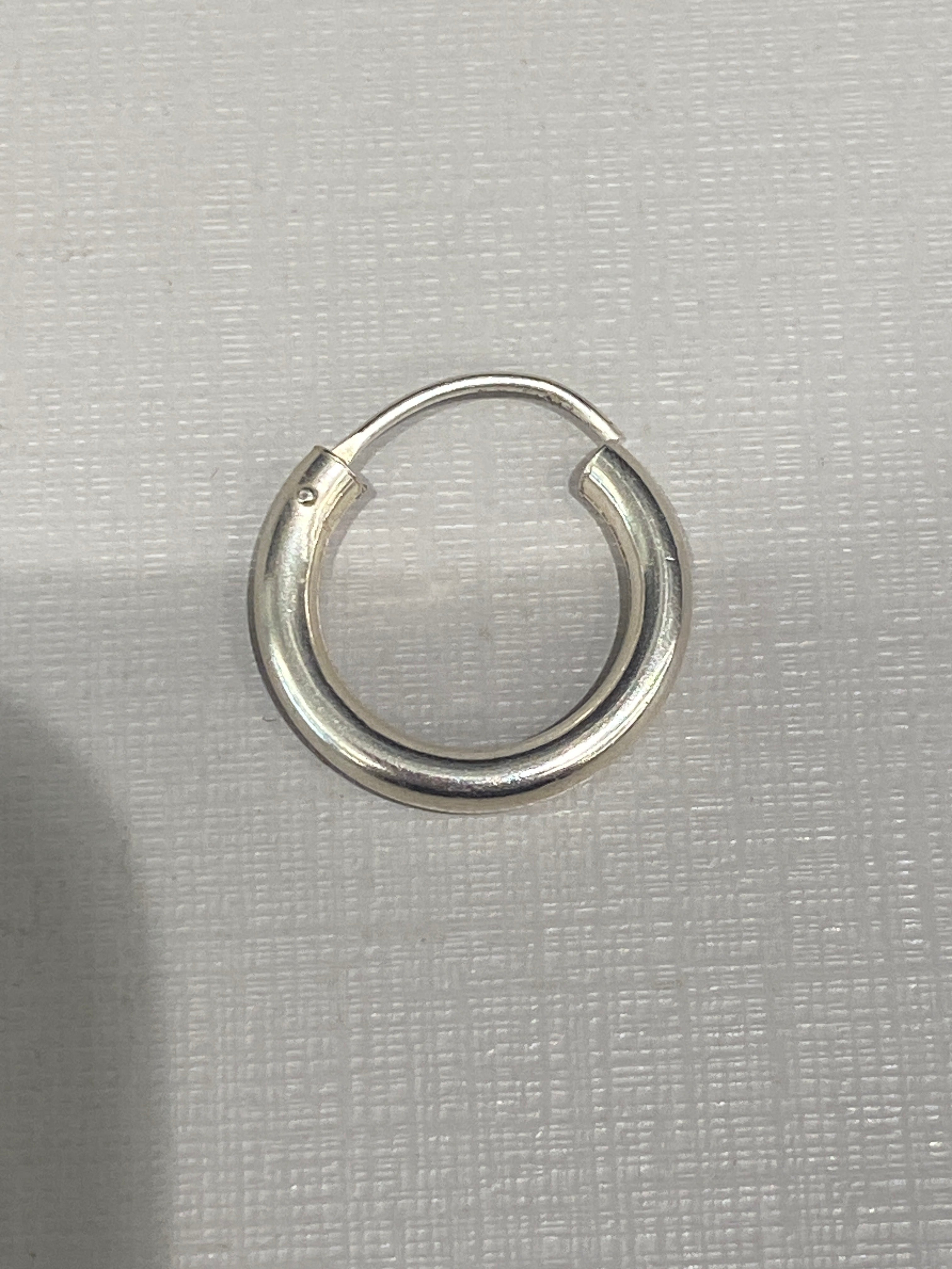 ARGOLA DE PRATA LISA UN- 63583