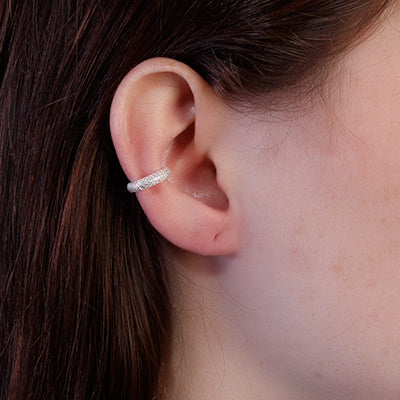 Piercing de Prata Pressão Para Orelha - 60199