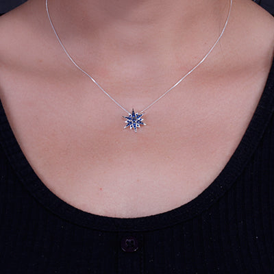 Gargantilha de Prata Estrela - 63844