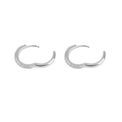 Argola de Prata Zircônia - 60351