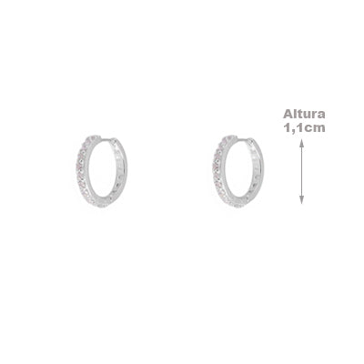 Argola Zircônia - 60352