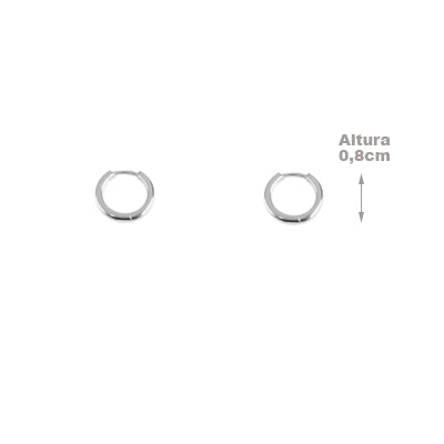 Argola de Prata Lisa - 60433