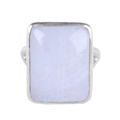 Anel de Prata com Pedra da Lua - 60508