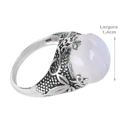 Anel de Prata com Pedra da Lua - 60617