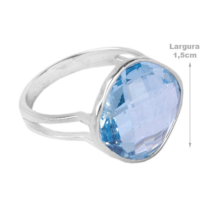 Anel de Prata com Topázio - 60782