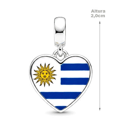 Berloque de Prata Uruguai - 60860