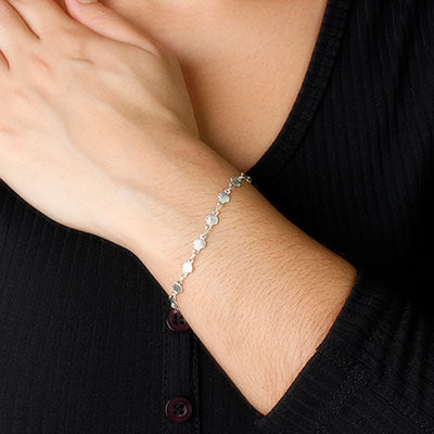 Pulseira de Prata Infantil Concha - 60869