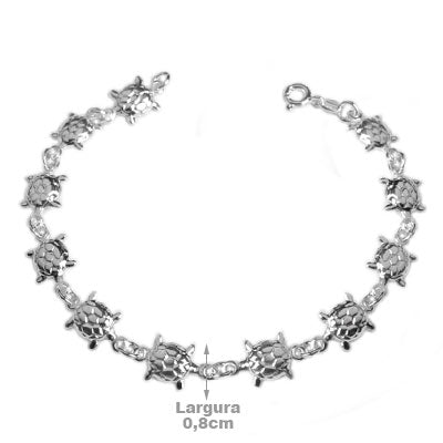 Pulseira de Prata Tartaruga - 60914
