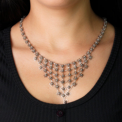 Gargantilha de Prata Indiana - 60924