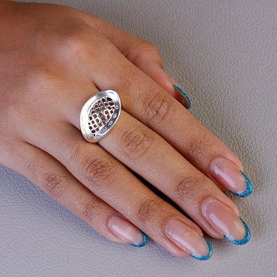 Anel de Prata com Zircônia - 61974