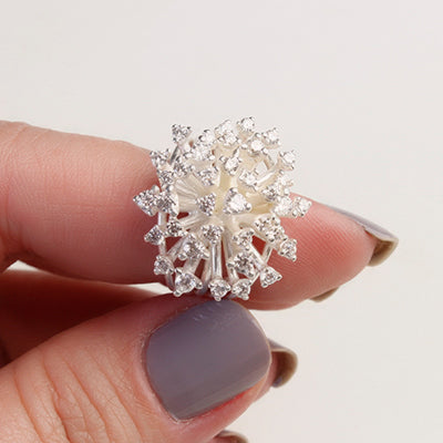 Anel de Prata com Zircônia - 61975