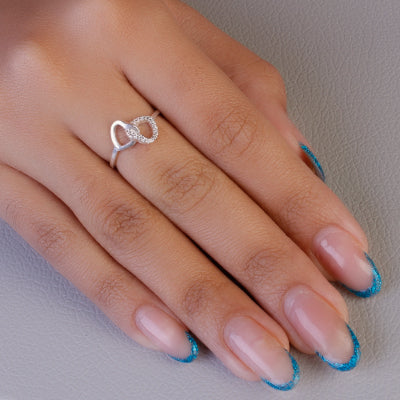 Anel de Prata Coração - 62033