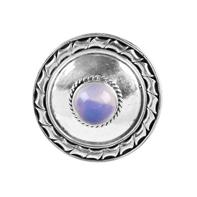 Anel de Prata com Pedra da Lua- 62067