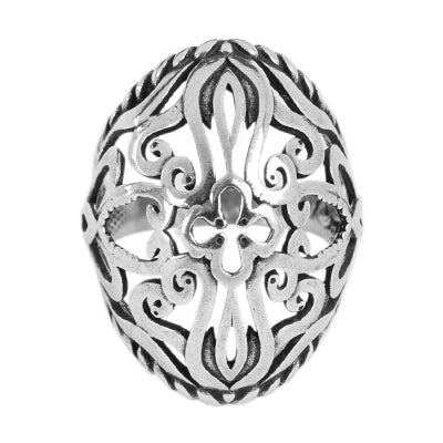Anel de Prata Flor - 62133 - soprata
