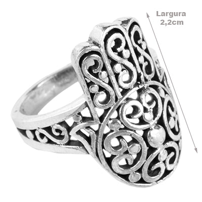 Anel de Prata Hamsa - 62263
