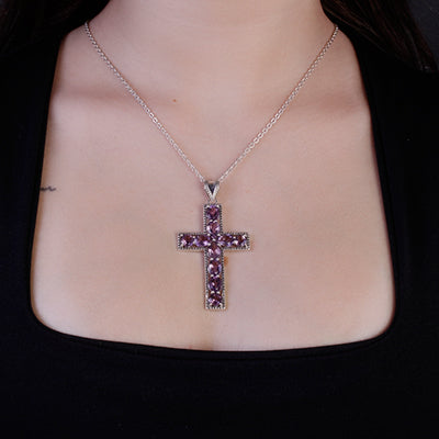 Pingente de Prata Cruz - 62367