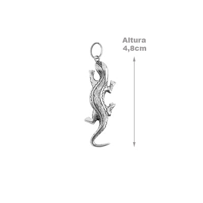 Pingente de Prata Lagarto - 62603