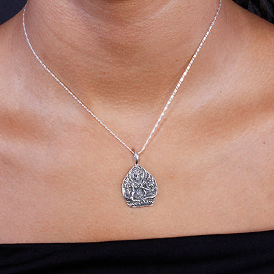 Pingente de Prata com Ganesha- 62644