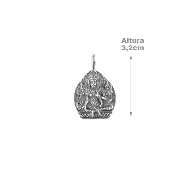 Pingente de Prata com Ganesha- 62644