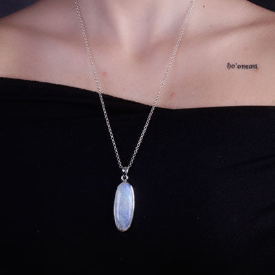 Pingente de Prata Pedra da Lua - 62946