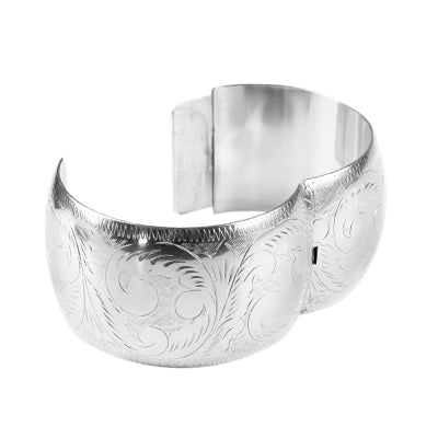 Bracelete de Prata trabalhado- 63189