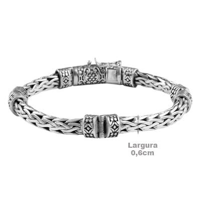 Pulseira de Prata Bali - 63237