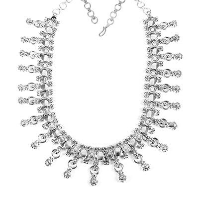 Gargantilha de Prata Trabalhada - 63280