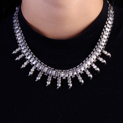 Gargantilha de Prata Trabalhada - 63281