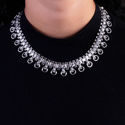 Gargantilha de Prata Indiana- 63483