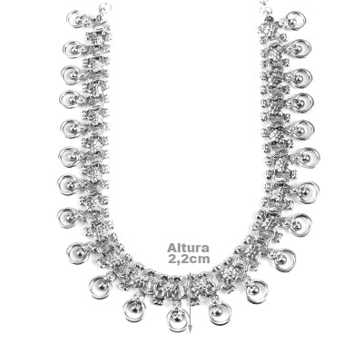 Gargantilha de Prata Indiana- 63483