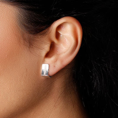 Brinco de Prata com Zircônias - 63683