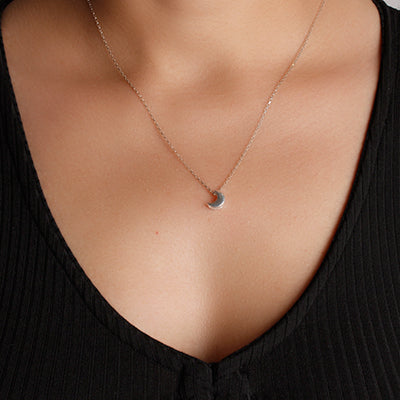 Pingente de Prata Lua - 63694