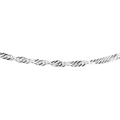 Tornozeleira de Prata Trabalhada - 63729 - soprata