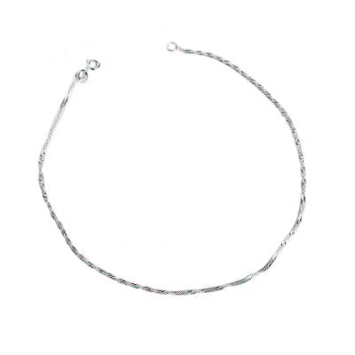 Tornozeleira de Prata Trabalhada - 63729