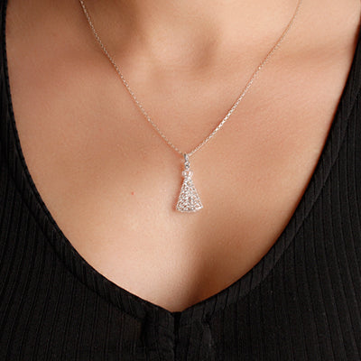 Pingente de Prata Nossa Senhora Aparecida - 63733