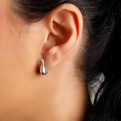 Argola de Prata Lisa - 63746