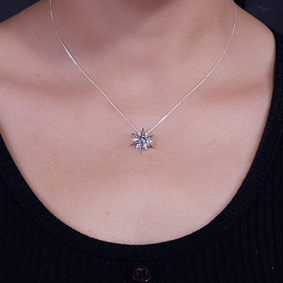 Gargantilha de Prata Estrela - 63845